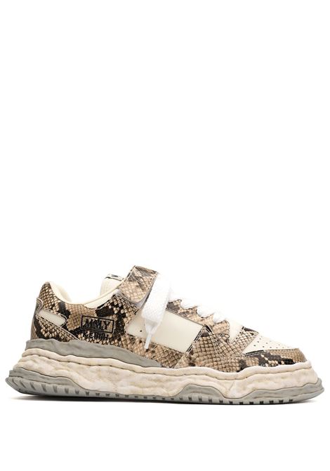 sneakers keith python printed uomo natural e bianche MAISON MIHARA YASUHIRO | A14FW709NATURAL